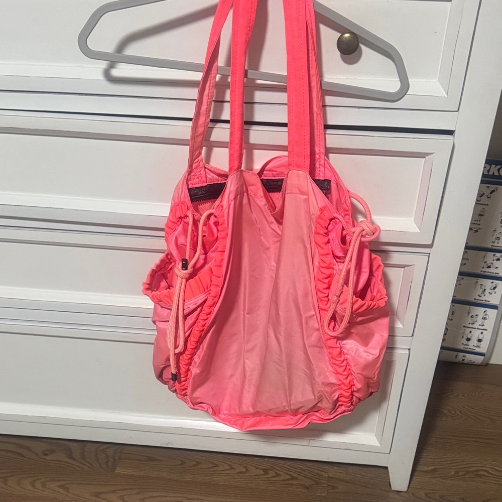 Lululemon Athletica Vibrant Pink Tote Bag